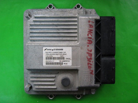ECU Calculator motor Lancia Y 1.3JTD 51854486 6F3.Y1 HW03T {