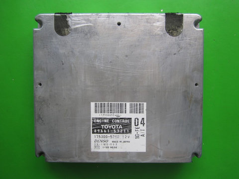 ECU Calculator motor Lexus IS200 2.0 89661-53211 175300-5240