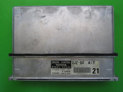 ECU Calculator motor Lexus IS300 3.0 89661-53340 275000-2251