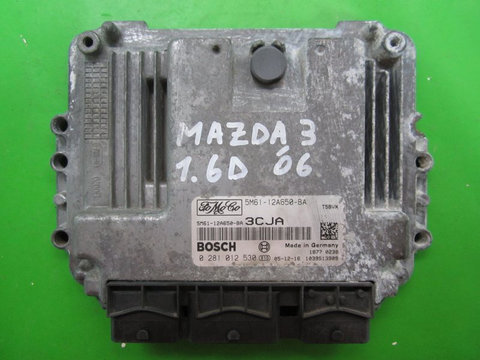 ECU Calculator motor Mazda 3 1.6 tdci 5M61-12A650-BA 0281012530 EDC16C34 +