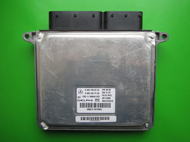 ECU Calculator motor Mercedes C 2.2CDI A6461504372 28114600 CRD.11 W204