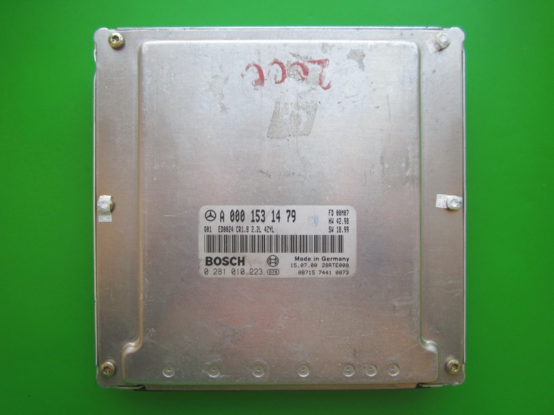 ECU Calculator motor Mercedes C 2.2CDI A0001531479 0281010223 CR1.8 EDC15C0