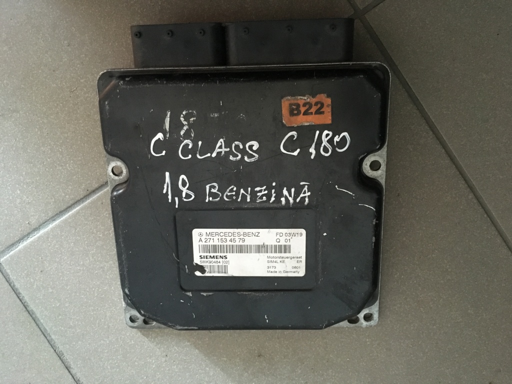 ECU Calculator motor Mercedes C180 1.8 A2711534579