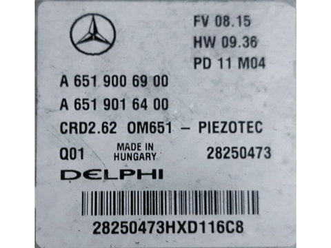 ECU Calculator motor Mercedes CLK 2.2CDI A6519006900 CRD2.62 W168 {