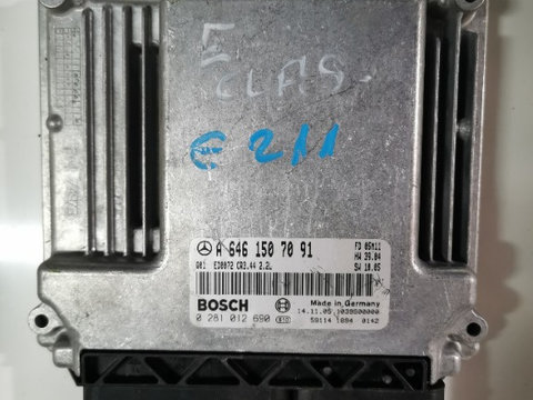 ECU Calculator motor Mercedes E 2.2CDI A6461507091 O281012690