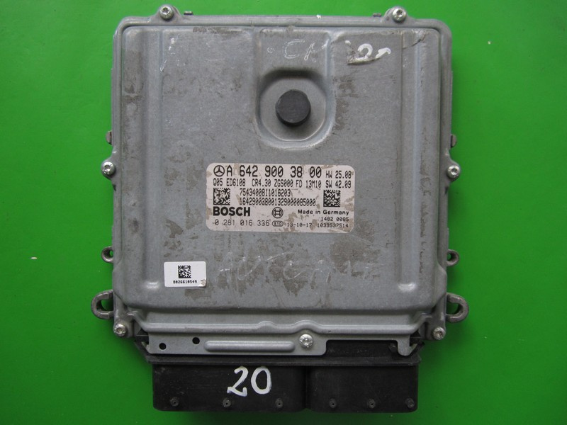 ECU Calculator motor Mercedes Sprinter 3.0CDI A6429003800 0281016336 EDC16CP31