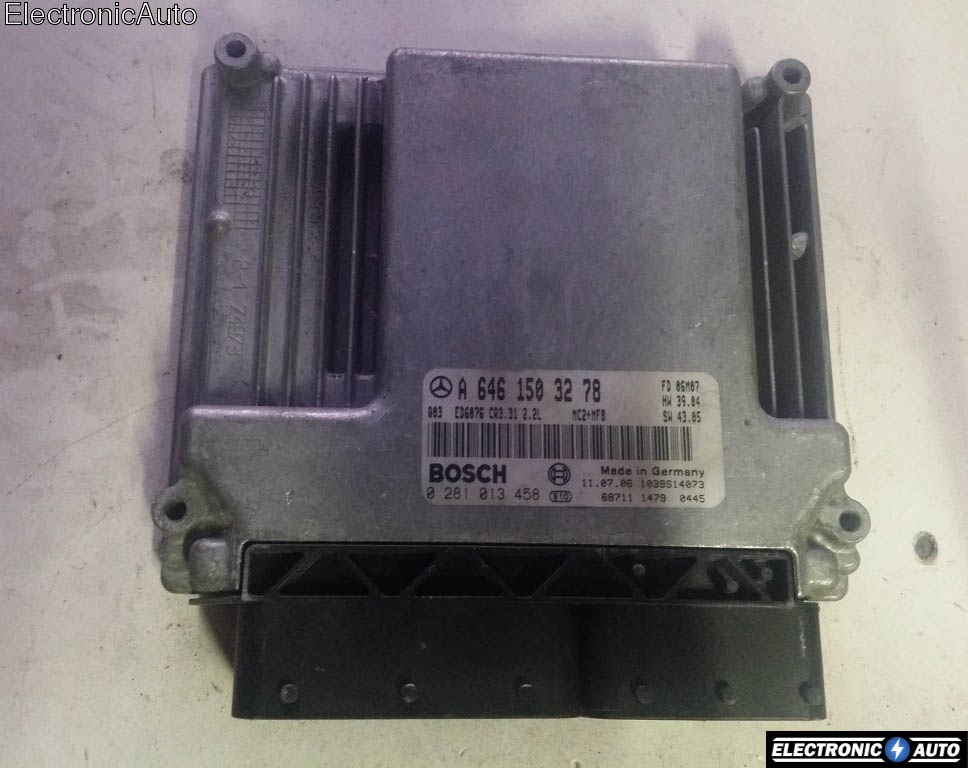 ECU Calculator motor Mercedes Vito, 0281013458, A6461503278,