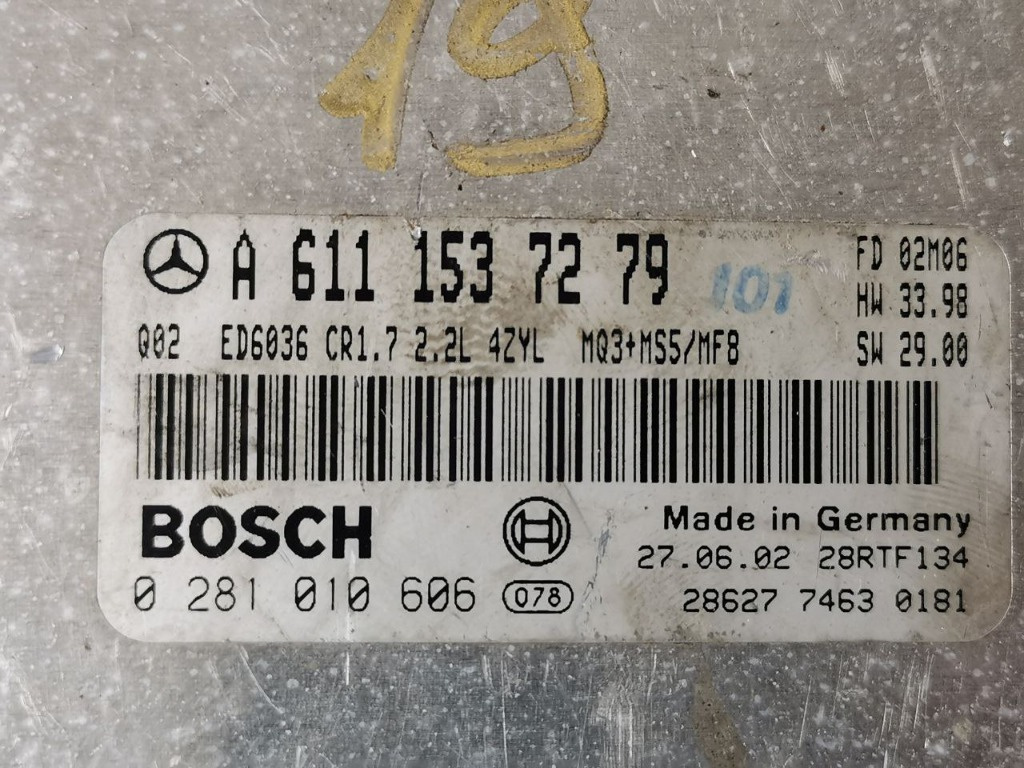 ECU Calculator motor Mercedes Vito 2.2 c