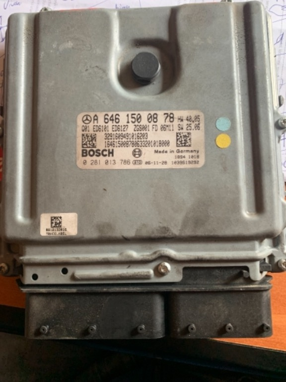 ECU Calculator Motor Mercedes Vito w639 2,2 Cdi euro 4 A6461500878, 0281013786