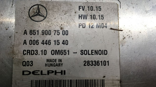 ECU Calculator motor Mercedes W212 cod: 