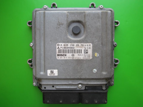 ECU Calculator motor Mitsubishi Colt 1.5DID P1860A983 0281014363 EDG16C33