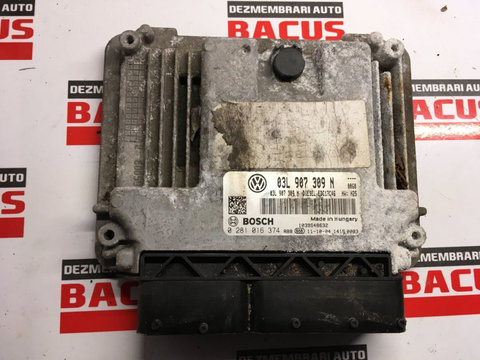 ECU Calculator motor motor VW Passat B7 cod: 03l907309n