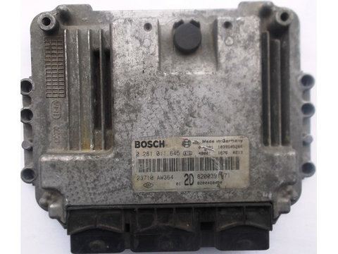 ECU Calculator motor Nissan Primera 1.9DCI 23710 AW364 0281011645 EDC16C3 {+
