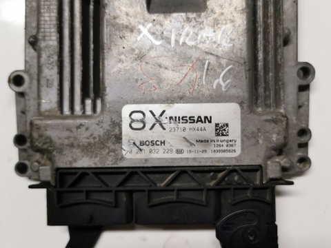 ECU Calculator motor Nissan Qashqai 2.0DCI 23710 HX44A 0281032229 (#C-R5)