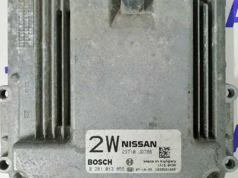 ECU Calculator motor Nissan Qashqai 2.0DCI cod 23710 JD78B 0281013855