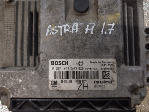 ECU / Calculator motor Opel Astra H 1.7 0281011943