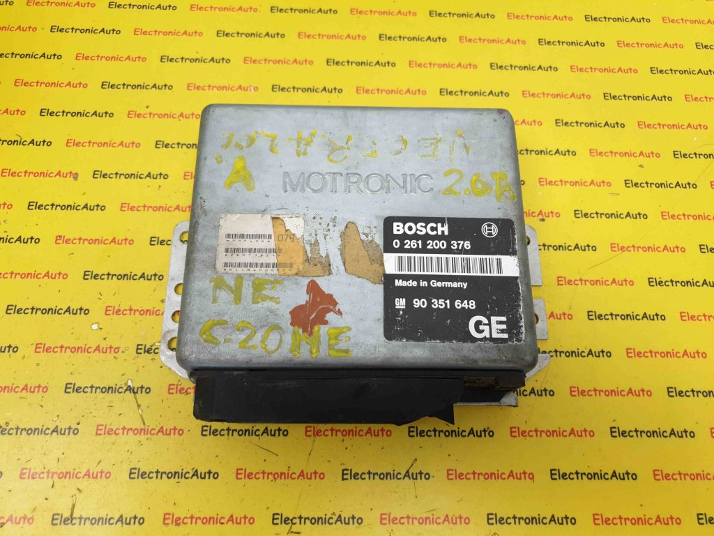 ECU Calculator Motor Opel Calibra 2.0 0261200376, 90351648GE