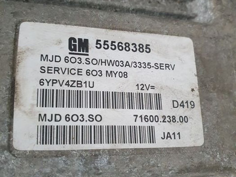 Ecu calculator motor Opel Corsa D 1.3 Cdti 55568385