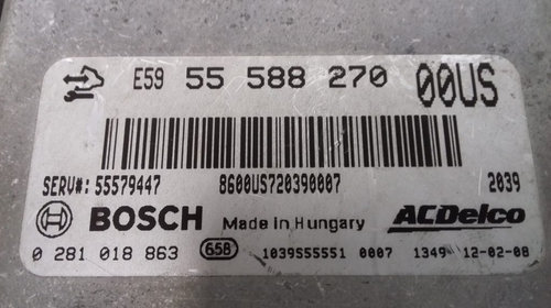 ECU Calculator Motor Opel Corsa D 1.3 CD