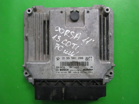 ECU Calculator motor Opel Corsa D 1.3CDTI 55581288 0281018022 EDC17C18