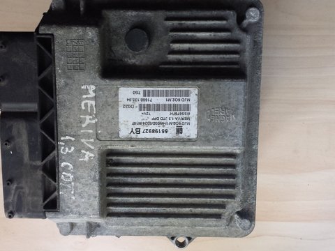 ECU Calculator motor Opel Meriva 1.3CDTI 55198927 6O2.M1
