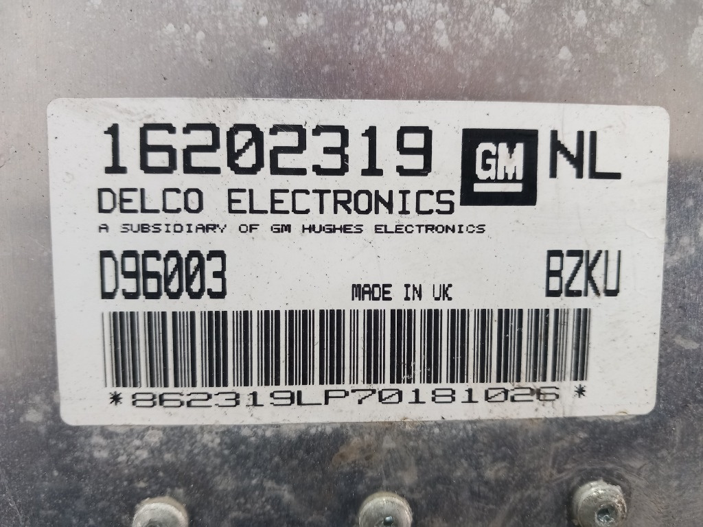 ECU Calculator motor Opel Vectra B 1.6i 