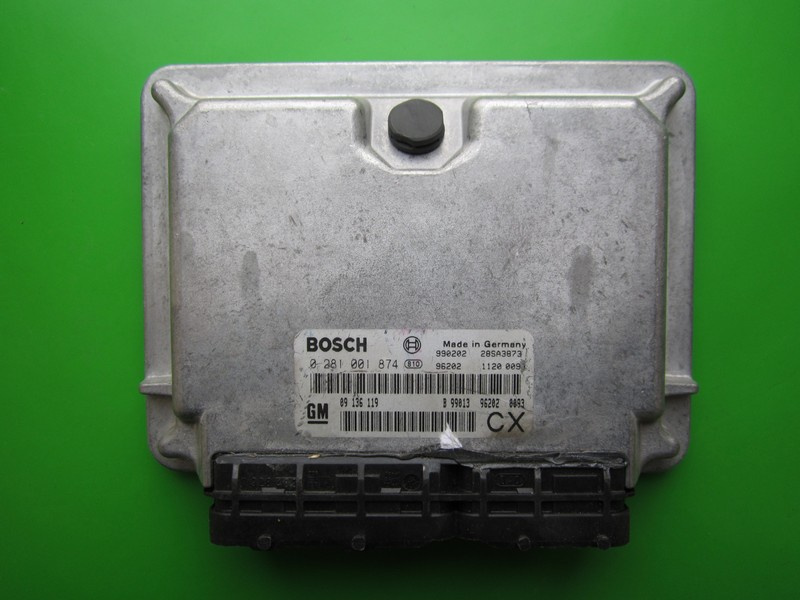 ECU Calculator motor Opel Vectra B 2.0 dti 0913611