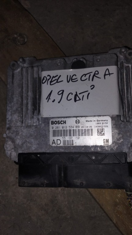 ECU Calculator motor Opel Vectra C 1.9 CDTI COD: 0281012534