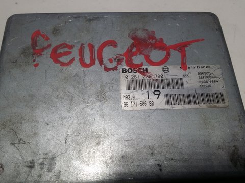 ECU Calculator motor Peugeot 106 1.0 0261200780 MA3.0