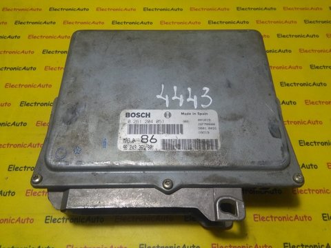 ECU Calculator motor Peugeot 106 1.0 0261204051, 9624936180