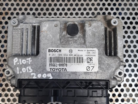 ECU / Calculator Motor Peugeot 107 1.0i 2009 0261S04464 / 89661-0H070