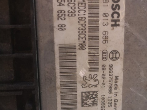 ECU Calculator motor Peugeot 4007 2.2HDI cod 9665465280 0281013666 EDC16CP39