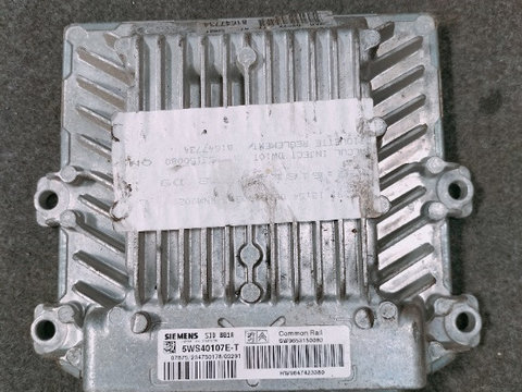 ECU Calculator motor Peugeot 406, cod piesa: 5WS40107ET
