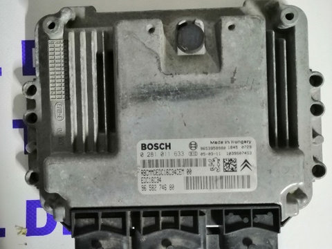 ECU Calculator motor Peugeot 407 1.6HDI cod 9658274680 0281011633