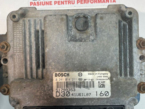 Ecu Calculator motor Peugeot Boxer Citroen Jumper 51799353 0281014211