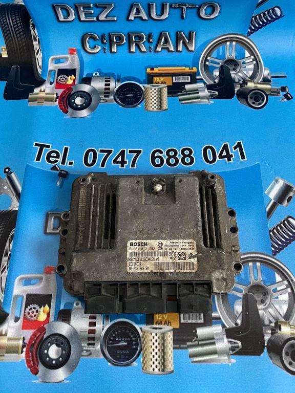 Ecu calculator motor peugeot expert fiat scudo citroen jumpy 1.6 JTD 0281012982 9663786880