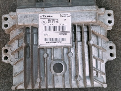 ECU Calculator motor Renault Fluence, 1.5 dci, cod piesa:237100914R/237101715R
