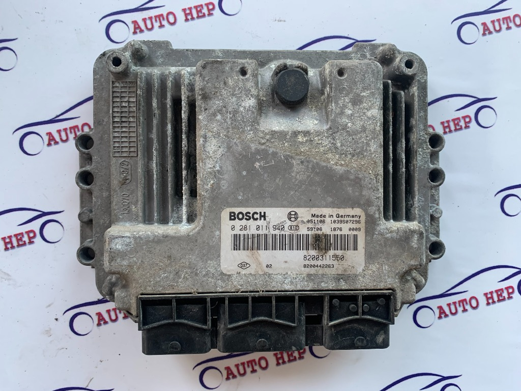 ECU Calculator motor Renault Master Espace 0281011940 0 281 011 940 8200311550 8200311550 1039S07296