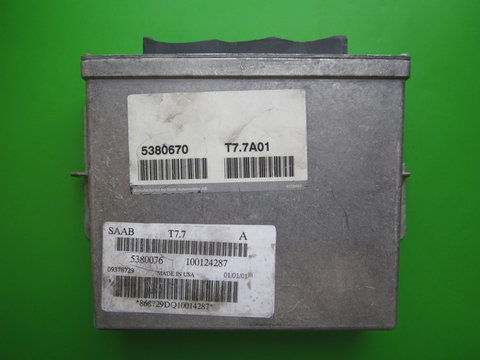 ECU Calculator motor Saab 9-5 2.3 5380076 T7.7A01