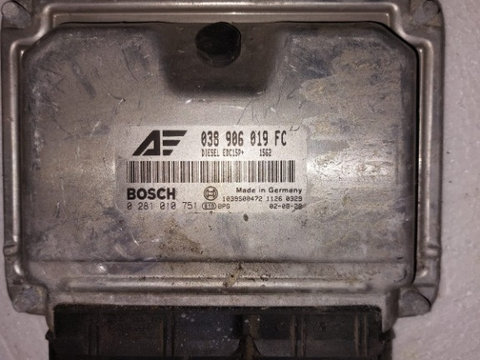 ECU Calculator motor Seat Alhambra 1.9 TDI AUY COD:038906019FC
