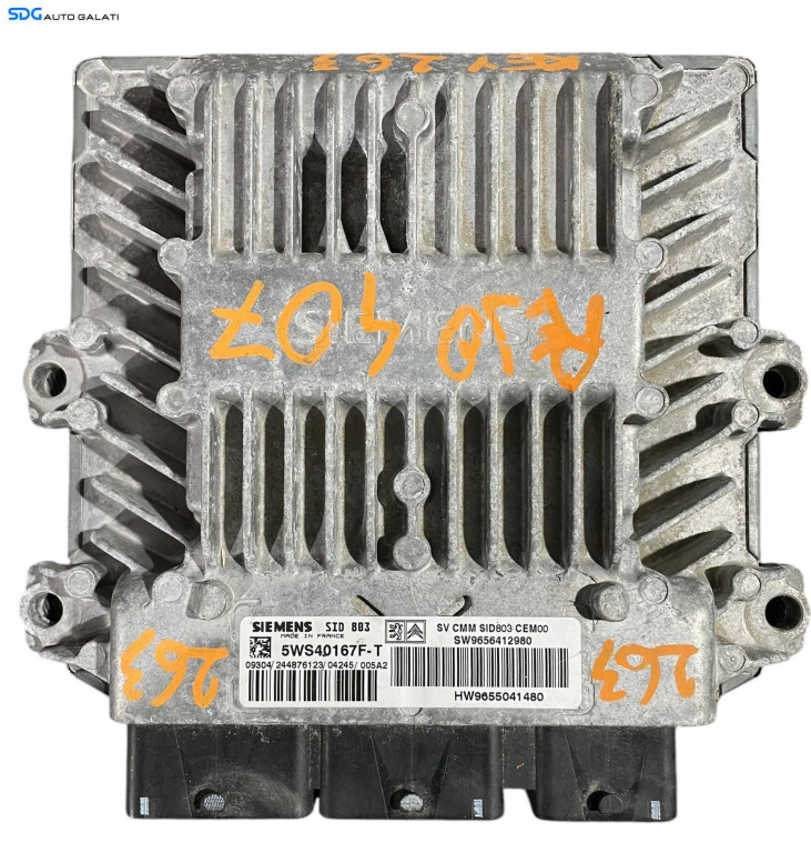 ECU Calculator Motor Siemens Peugeot 407 2.0 HDI 2