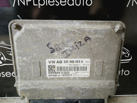 Ecu Calculator motor Skoda Fabia 1 1.2 benzina cod: 03E906023D Simos9.1