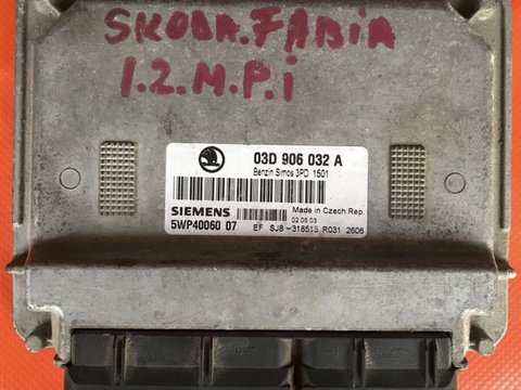 ECU Calculator Motor Skoda Fabia 1.2MPI 1999-2007 SIEMENS: 03D906032A