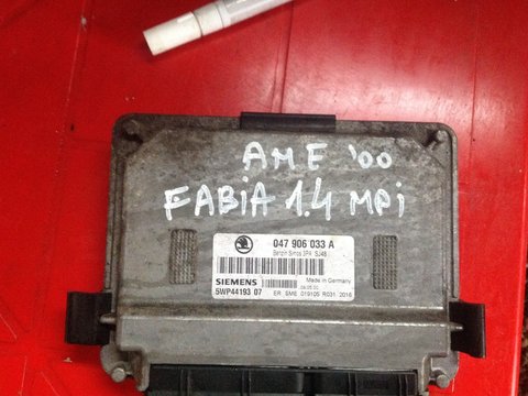 Ecu/ calculator motor SKODA FABIA 1.4 2000 cod motor AME 047 906 033 A