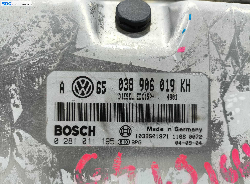 ECU Calculator Motor Skoda Octavia 1 1.9