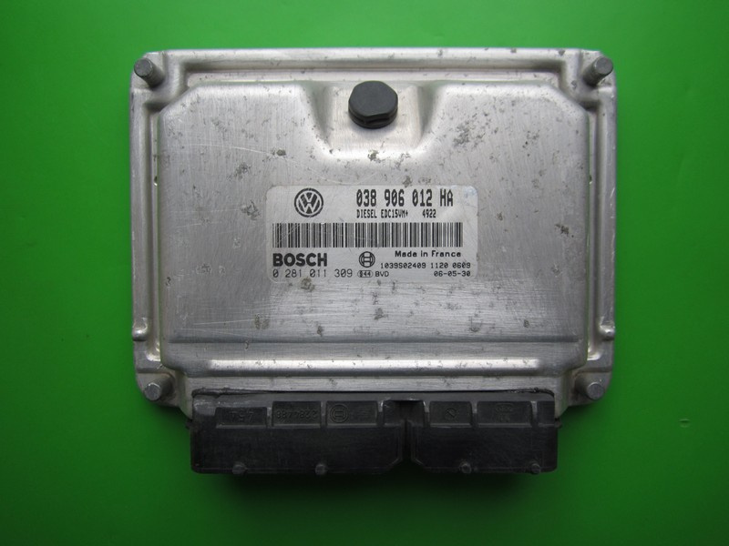 ECU Calculator motor Skoda Octavia 1.9 tdi 038906012HA 0281011309 EDC15VM+ ALH }