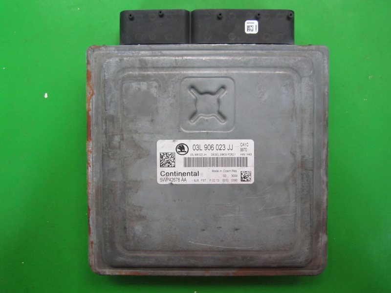ECU Calculator motor Skoda Superb 1.6 tdi 03L906023JJ 5WP42678 SIMOS PCR2.1 CAYC H