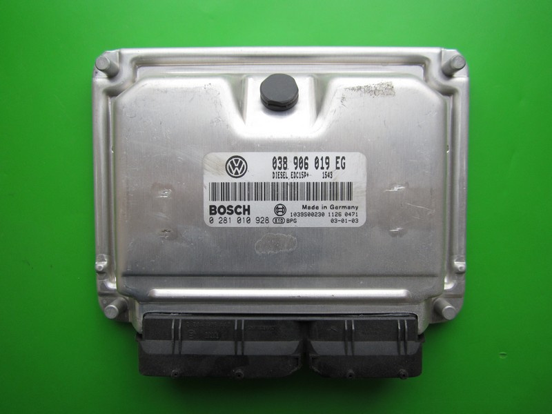 ECU Calculator motor Skoda Superb 1.9 tdi 038906019EG 0281010928 EDC15P+AWX