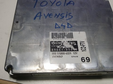 ECU Calculator motor Toyota Avensis 2.0D4D 89661-05690
