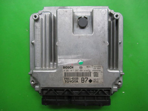 ECU Calculator motor Toyota Yaris 1.4D4D 89661-0DG60 0281017247 EDC17CP37